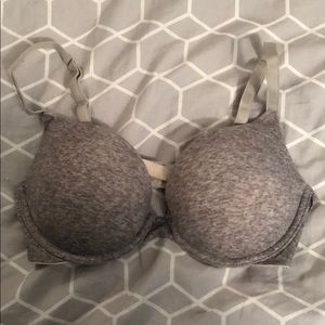 VICTORIA SECRET PINK grey bra